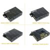 Single Fibre to RJ45 Media Converter Configurations