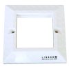 UK Bevelled faceplates Dual Port