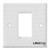 UK Faceplates 6C Port Single