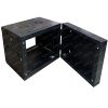 9U 19" 600x550mm Double Door Wall Mounted Cabinet Model B Open