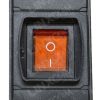 Power Distribution Unit 6 Way - UK Circuit Breaker Switch