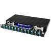 1U Loaded Sliding Patch Panel - SC/DX-LC/QD