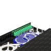 1U Loaded Sliding Patch Panel - SC/DX-LC/QD 24 Port Open