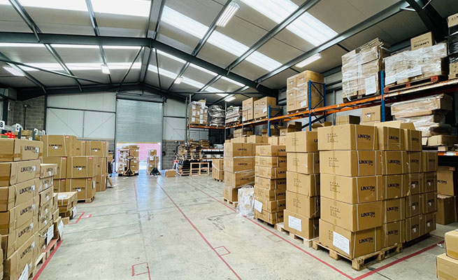inside of linxcom's warehouse